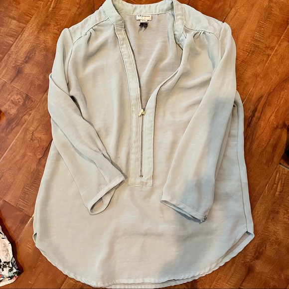 MINT DYNAMITE BLOUSE - Picture 1 of 2